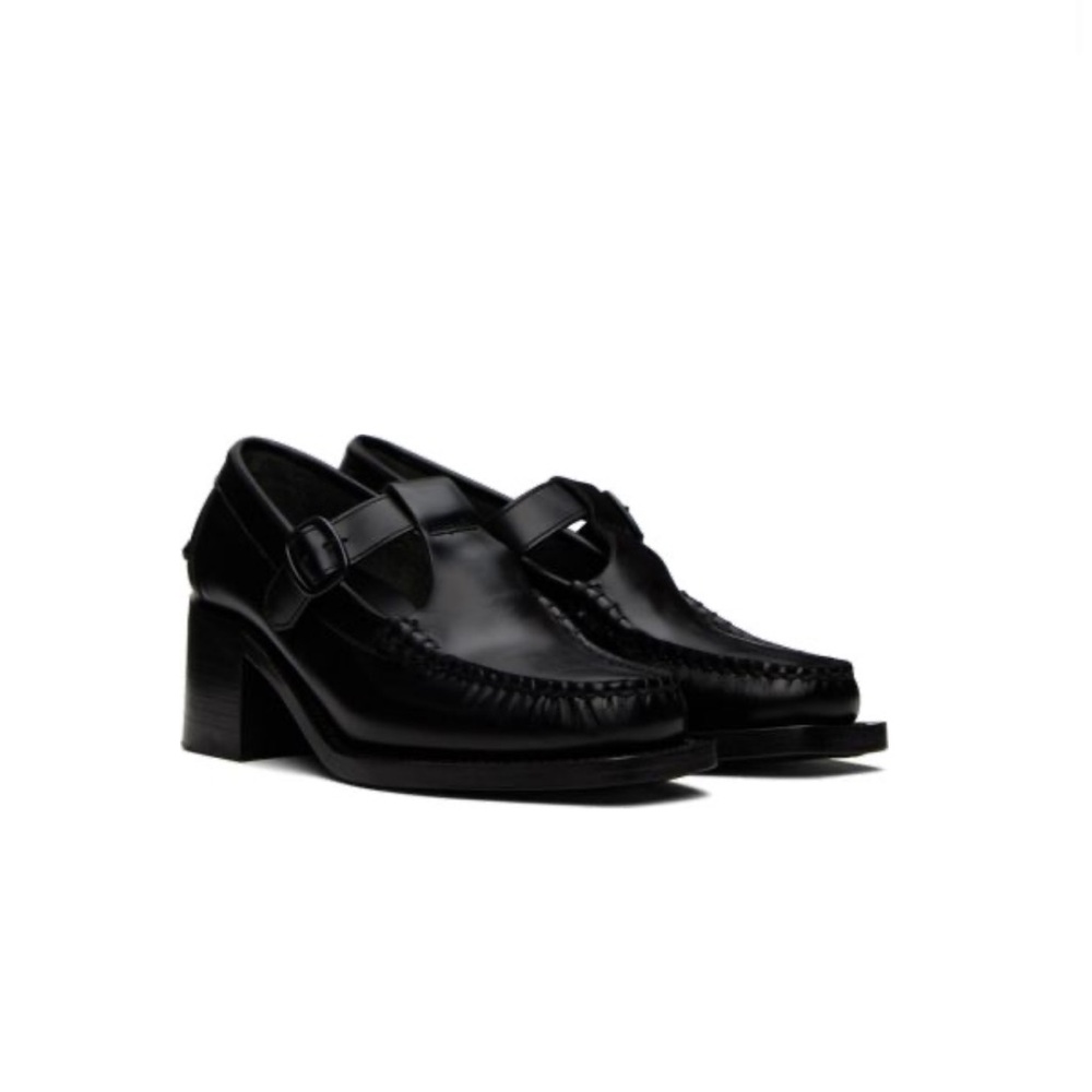 Hereu black Maryjane style women’s shoes. Beautifully handcrafted . Size 9 1/2 - Picture 3 of 17